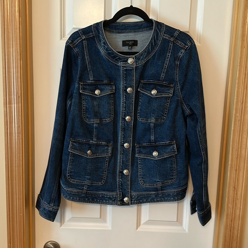 Talbots Blue Jean Jacket Classic Denim Style